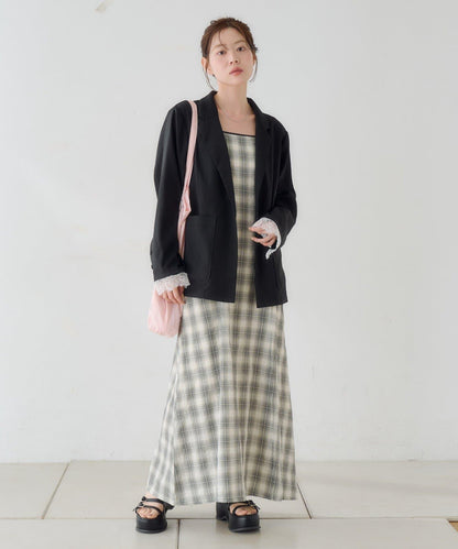 蕾絲袖口 夾克
