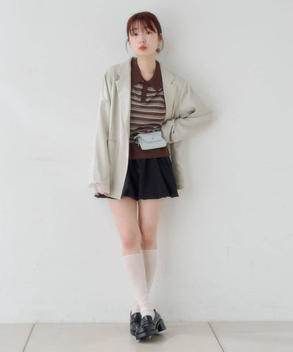 蕾絲袖口 夾克