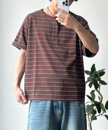 U.S. POLO ASSN. 條紋亨利T恤