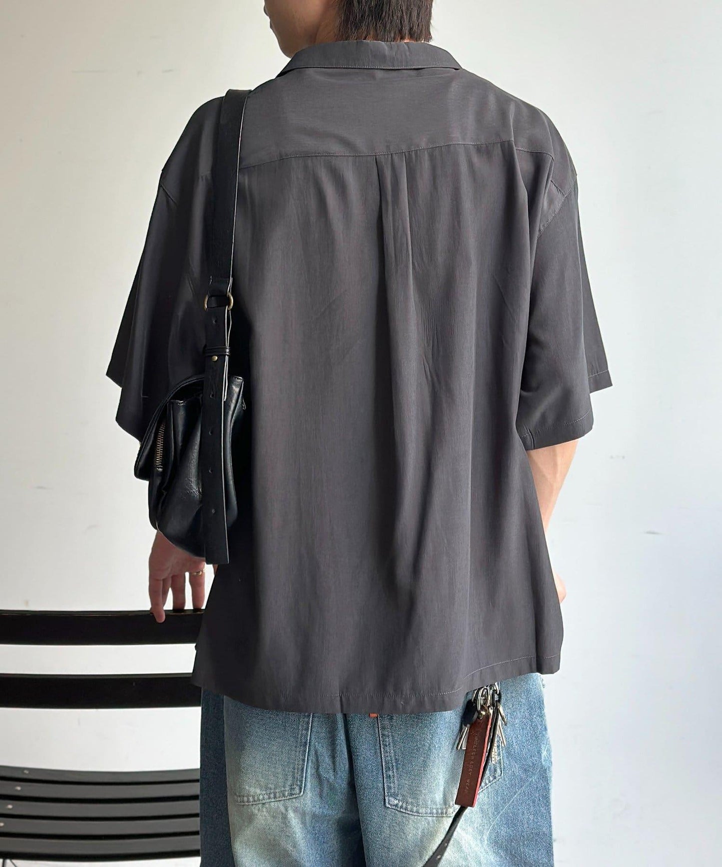 U.S. POLO ASSN. 仿真絲質感 開襟襯衫