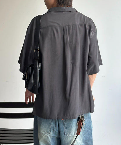 U.S. POLO ASSN. 仿真絲質感 開襟襯衫