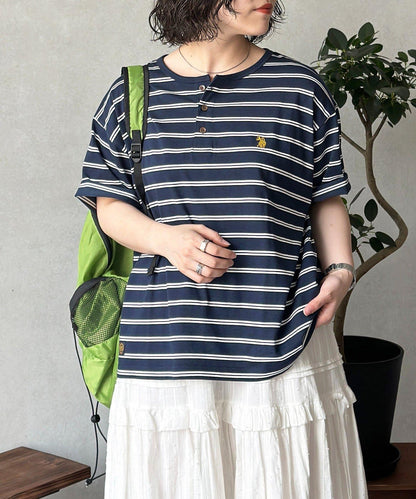 U.S. POLO ASSN. 條紋亨利T恤