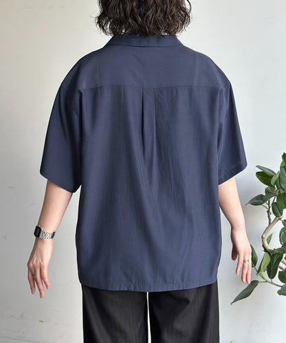 U.S. POLO ASSN. 仿真絲質感 開襟襯衫