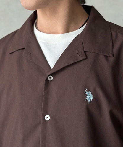U.S. POLO ASSN. 假兩件設計 短袖襯衫