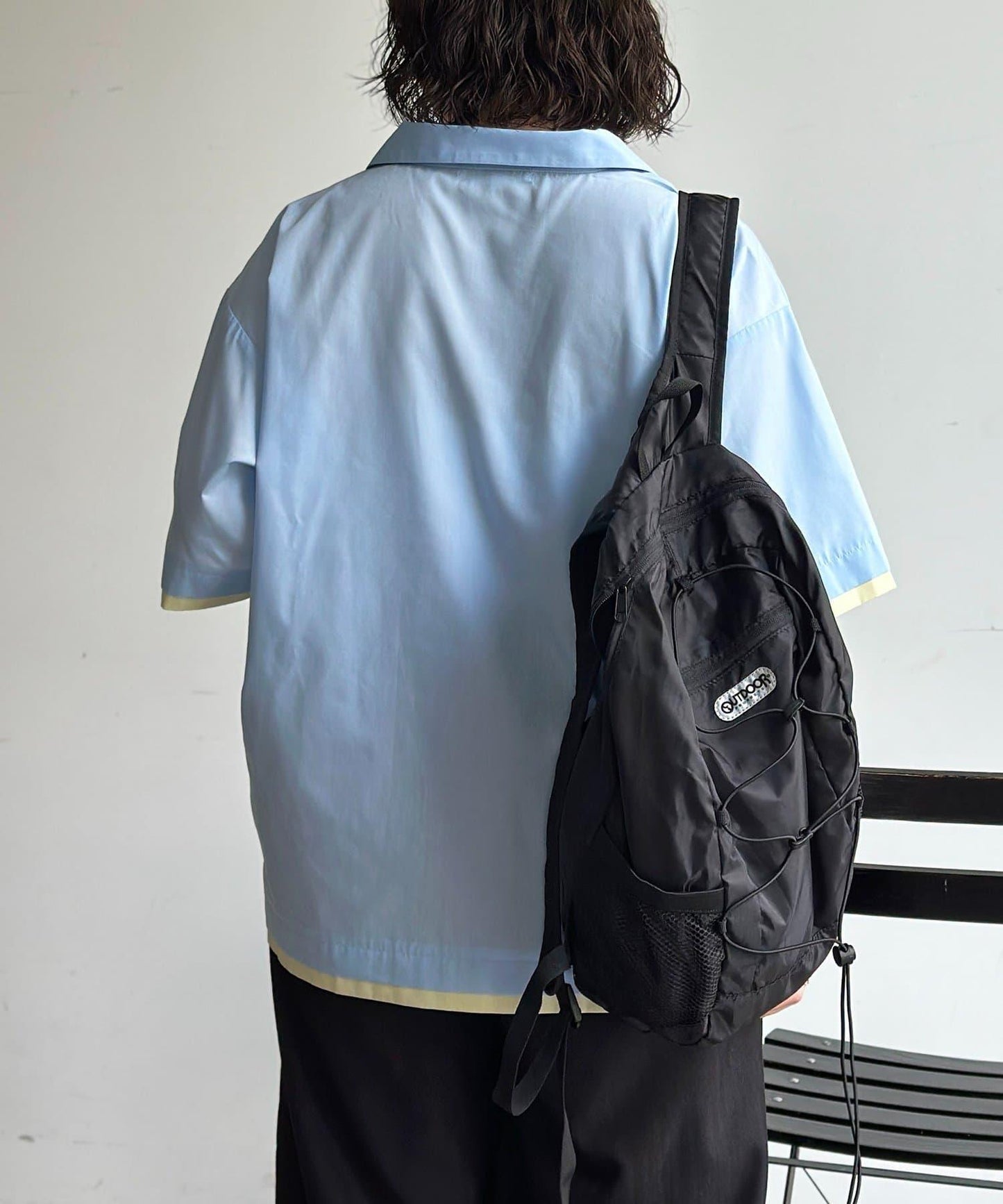 U.S. POLO ASSN. 假兩件設計 短袖襯衫
