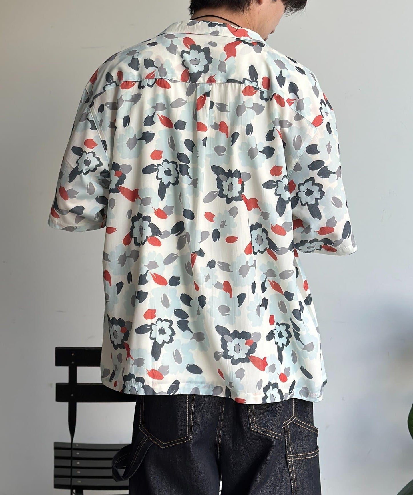 U.S. POLO ASSN. 仿真絲質感 開襟襯衫