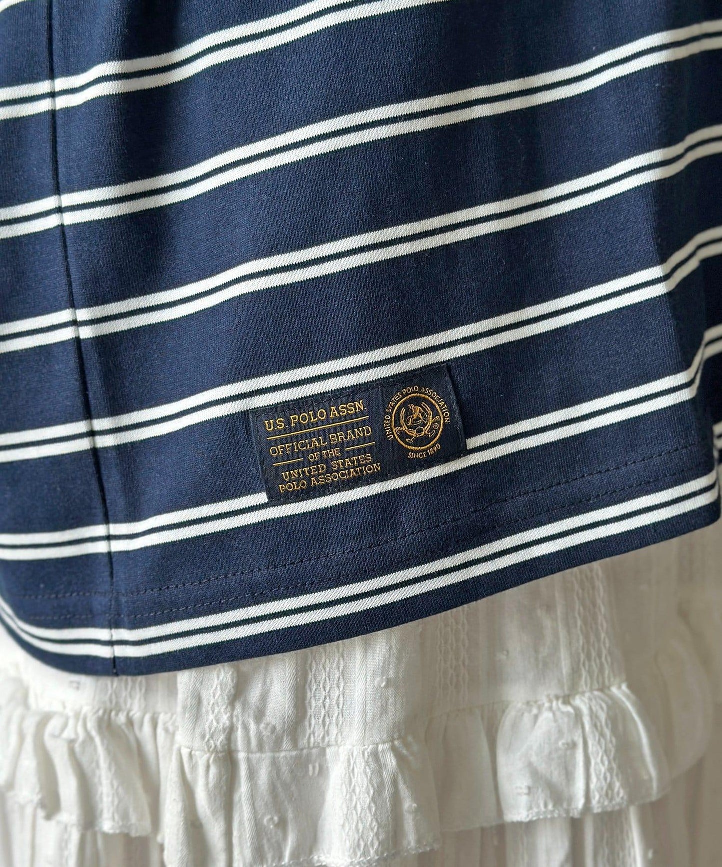 U.S. POLO ASSN. 條紋亨利T恤