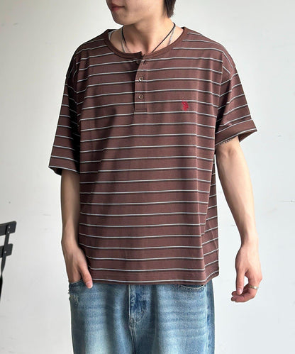 U.S. POLO ASSN. 條紋亨利T恤