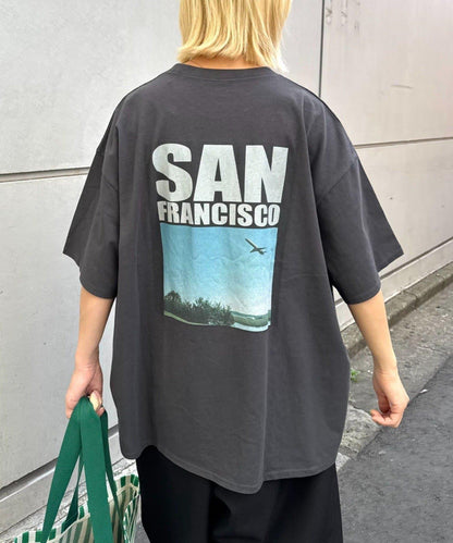 中性款 寫真Logo圖案 短袖T恤