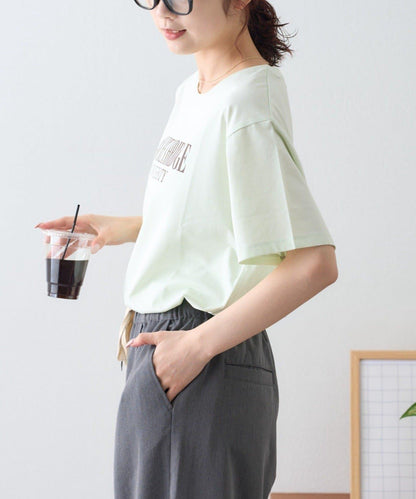 涼感 LOGO印花 Tee 短袖T恤