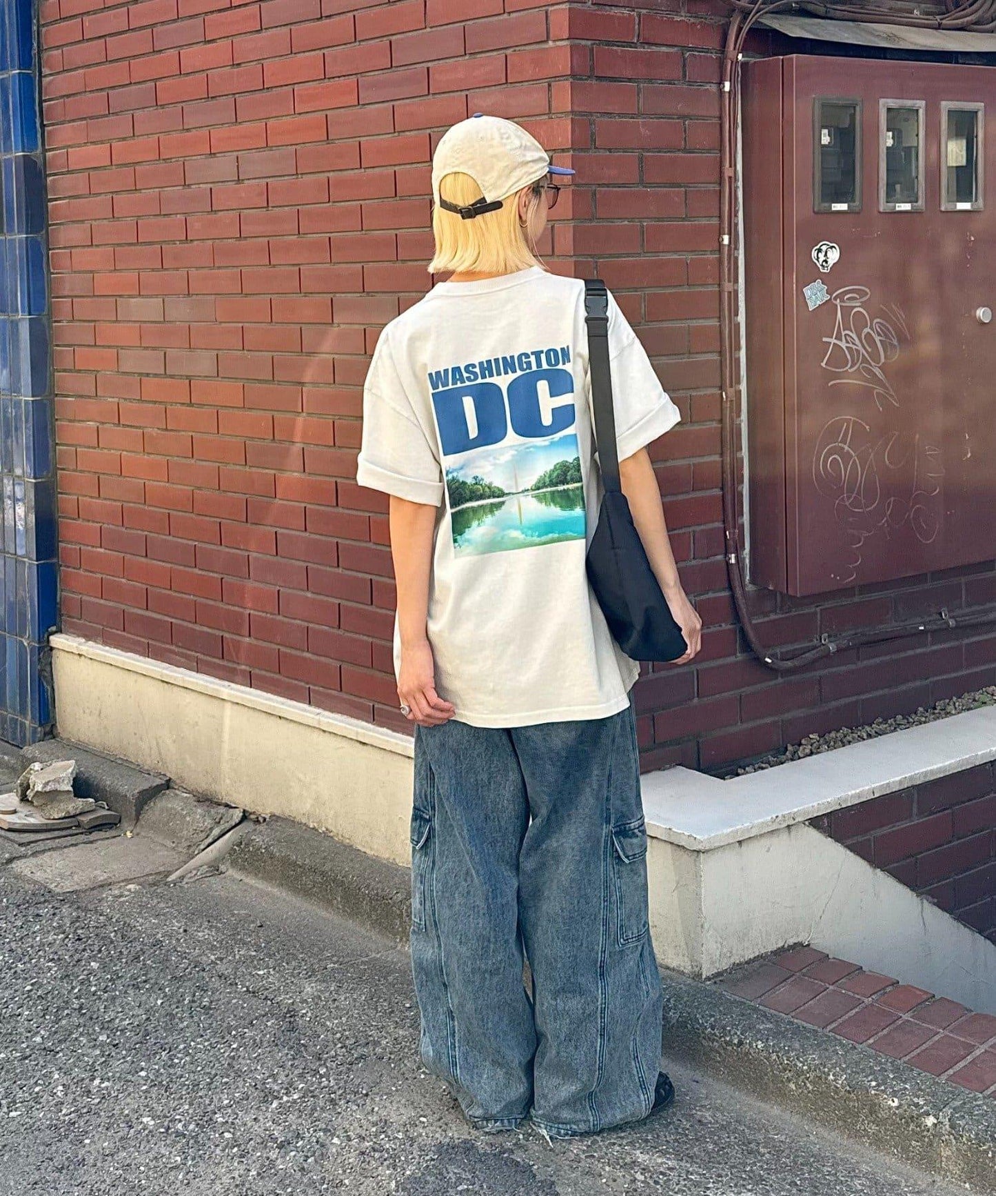 中性款 寫真Logo圖案 短袖T恤