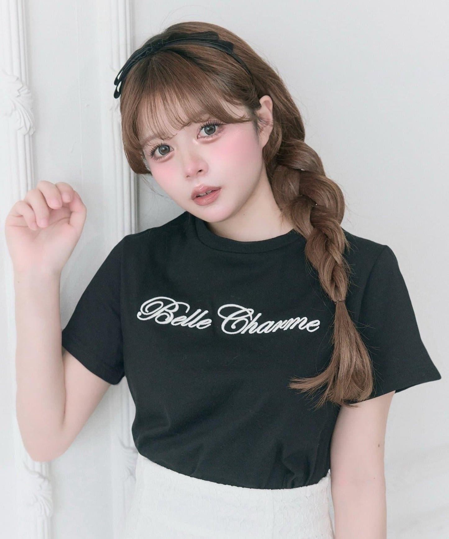 Belle Charme 刺繡T恤