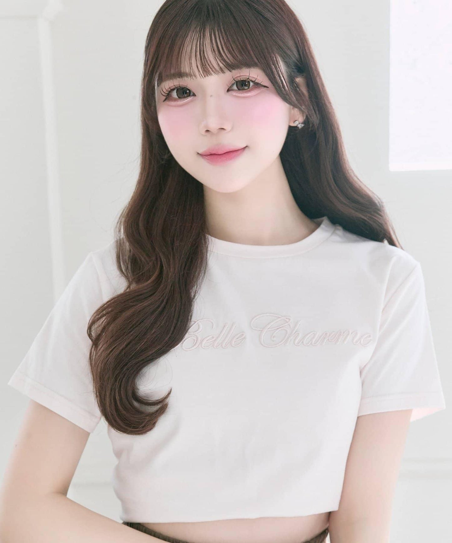 Belle Charme 刺繡T恤