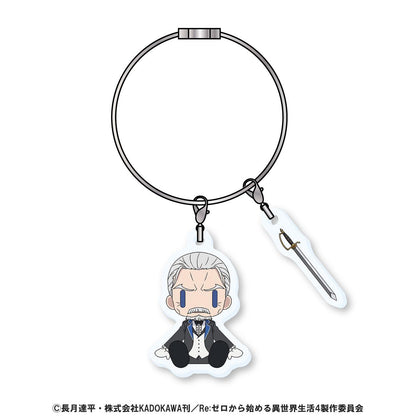 《Re：從零開始的異世界生活》（Re：從零開始的異世界生活） 坐姿吉祥物系列 ヴィルヘルム・ヴァン・アストレア 亞克力掛鏈