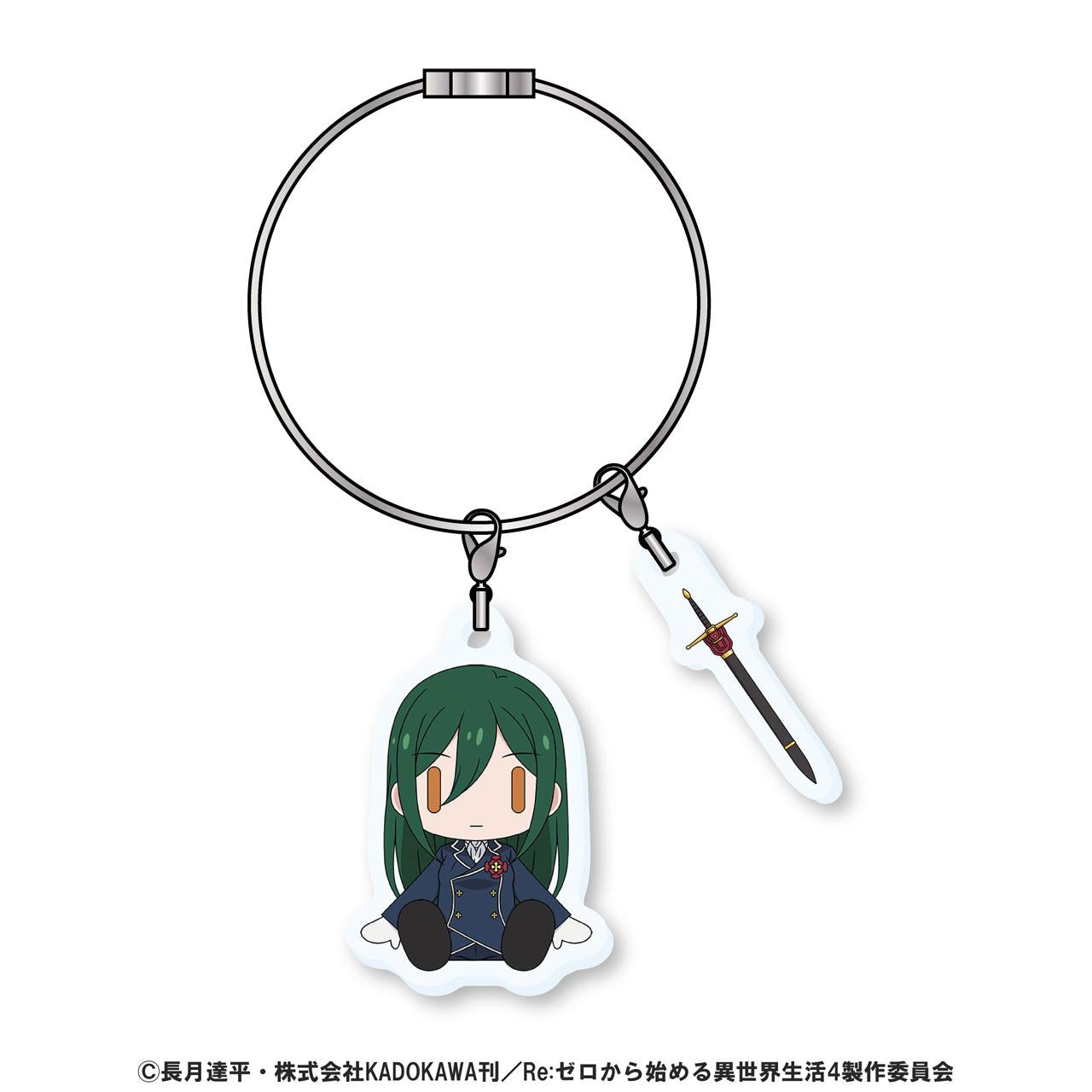 《Re：從零開始的異世界生活》（Re：從零開始的異世界生活） 坐姿吉祥物系列 クルシュ・カルステン 亞克力掛鏈