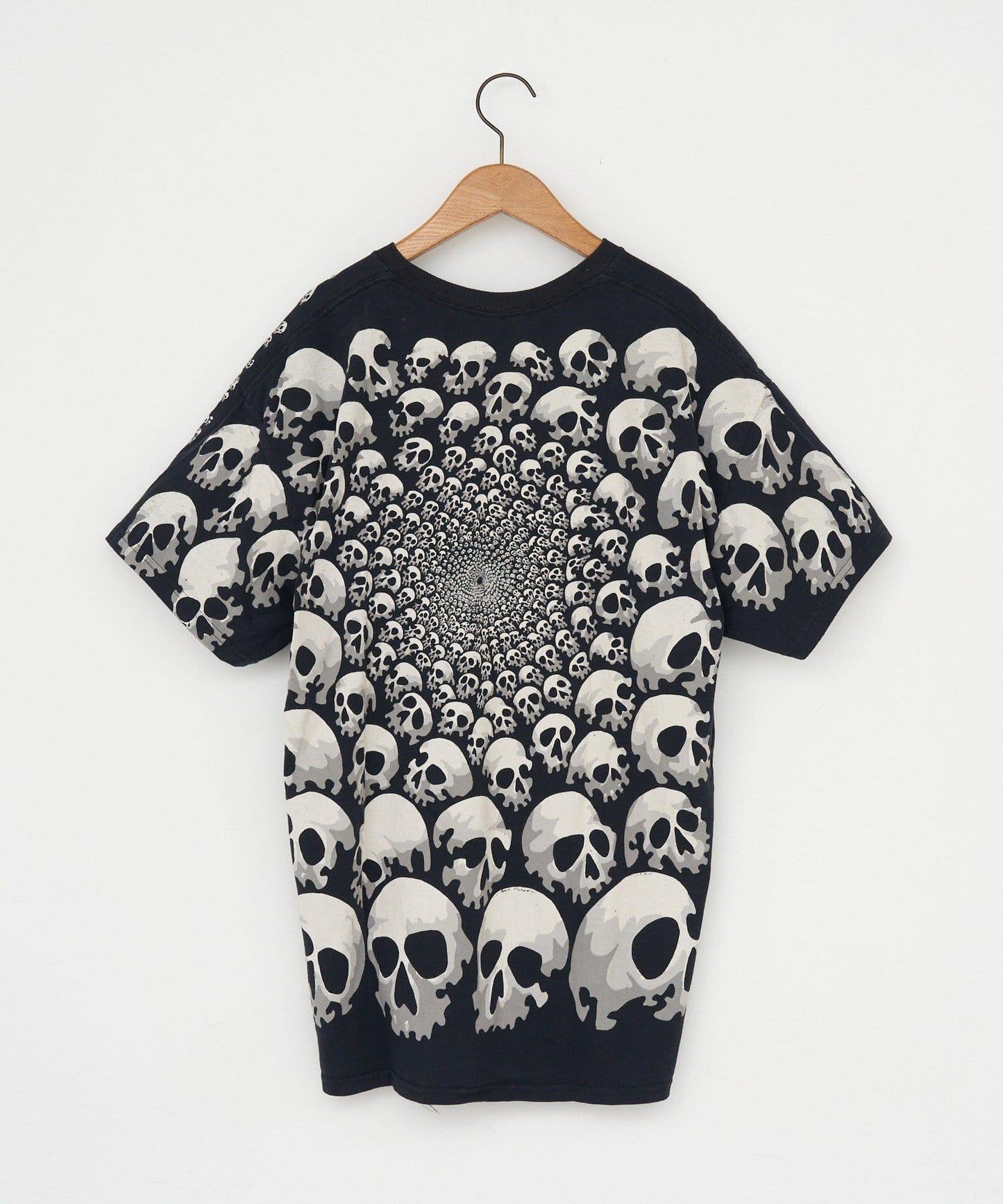 THRIFTY LOOK liquid blue skull 圖案 T恤