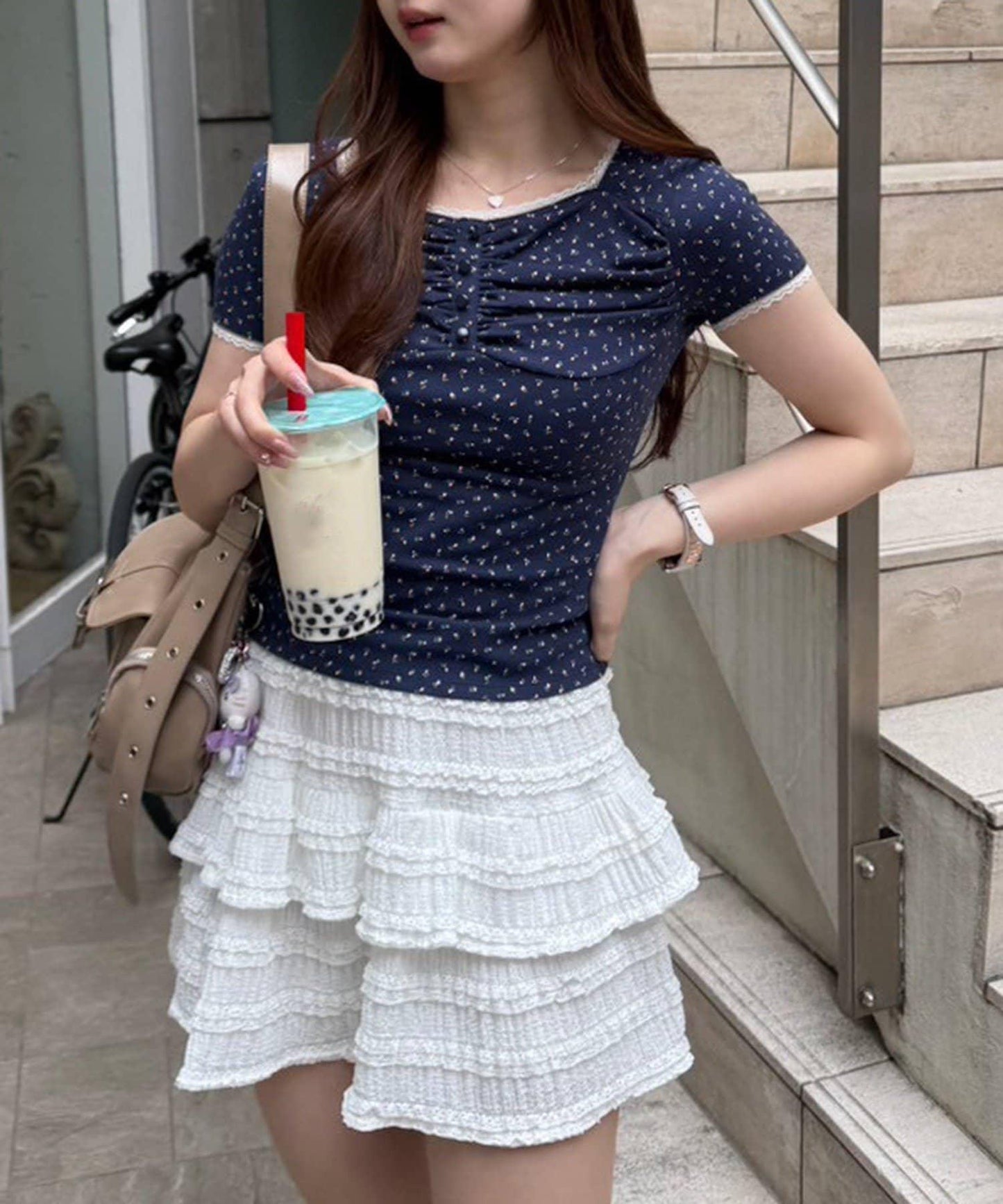 多款抽褶設計T恤