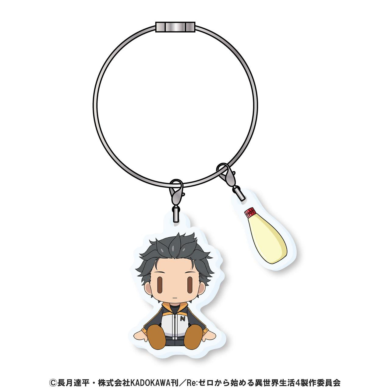 《Re：從零開始的異世界生活》（Re：從零開始的異世界生活） 坐坐吉祥物系列 ナツキ・スバル 亞克力掛鏈