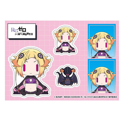 《Re：從零開始的異世界生活》（Re：從零開始的異世界生活） GG3耐ステッカー カペラ・エメラダ・ルグニカ 貼紙 すわってマスコットver.