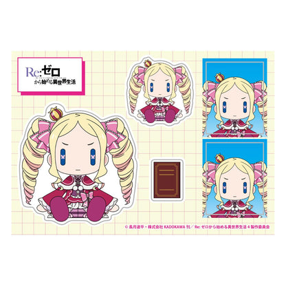 Re:ゼロから始める異世界生活（Re：從零開始的異世界生活） GG3耐貼紙 ベアトリス 坐姿玩偶ver