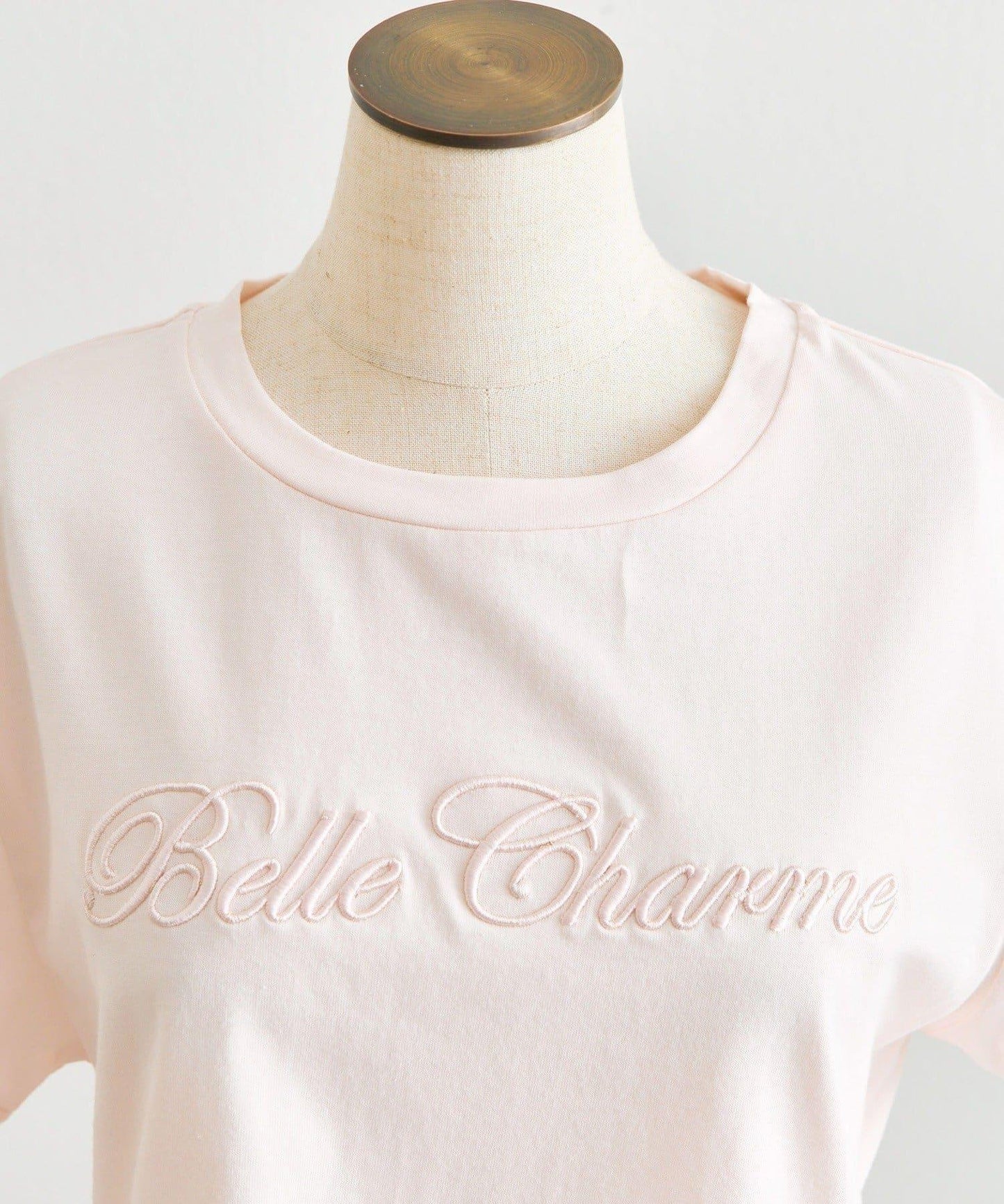 Belle Charme 刺繡T恤