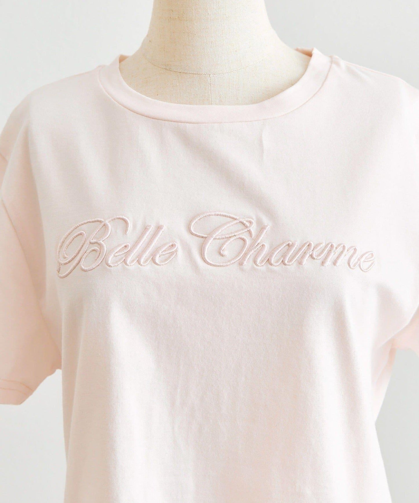 Belle Charme 刺繡T恤