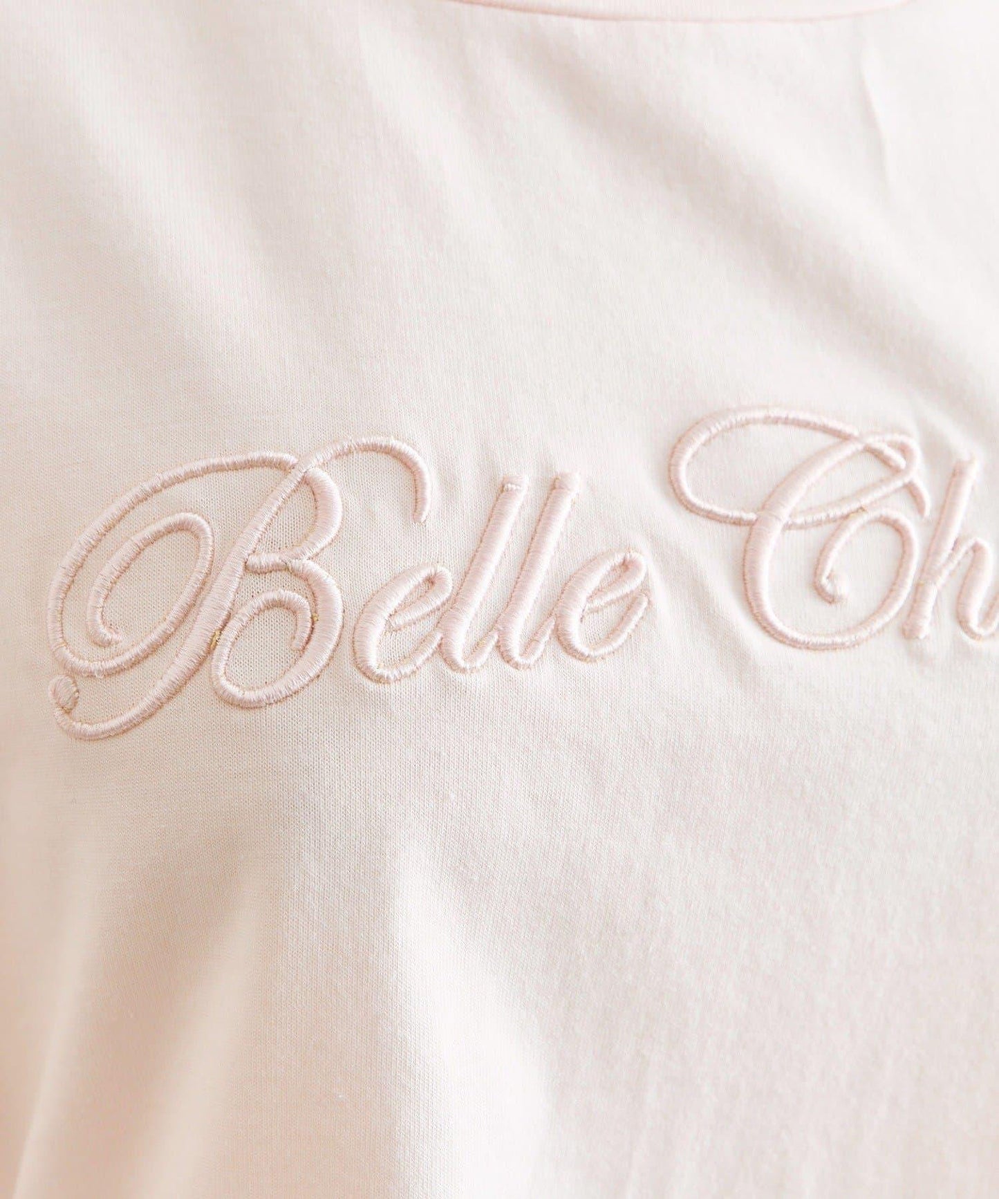 Belle Charme 刺繡T恤