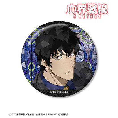 血界戦線 & BEYOND（血界戰線 & BEYOND） Aure Glass スティーブン・A・スターフェイズ 75mm閃粉徽章