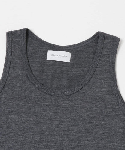 new basic WASHABLE MERINO WOOL TANK 背心