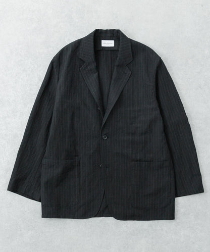 基礎款 WOOL LINEN 單排扣 襯衫夾克