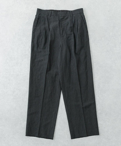 new basic WOOL LINEN TROUSER 褲子
