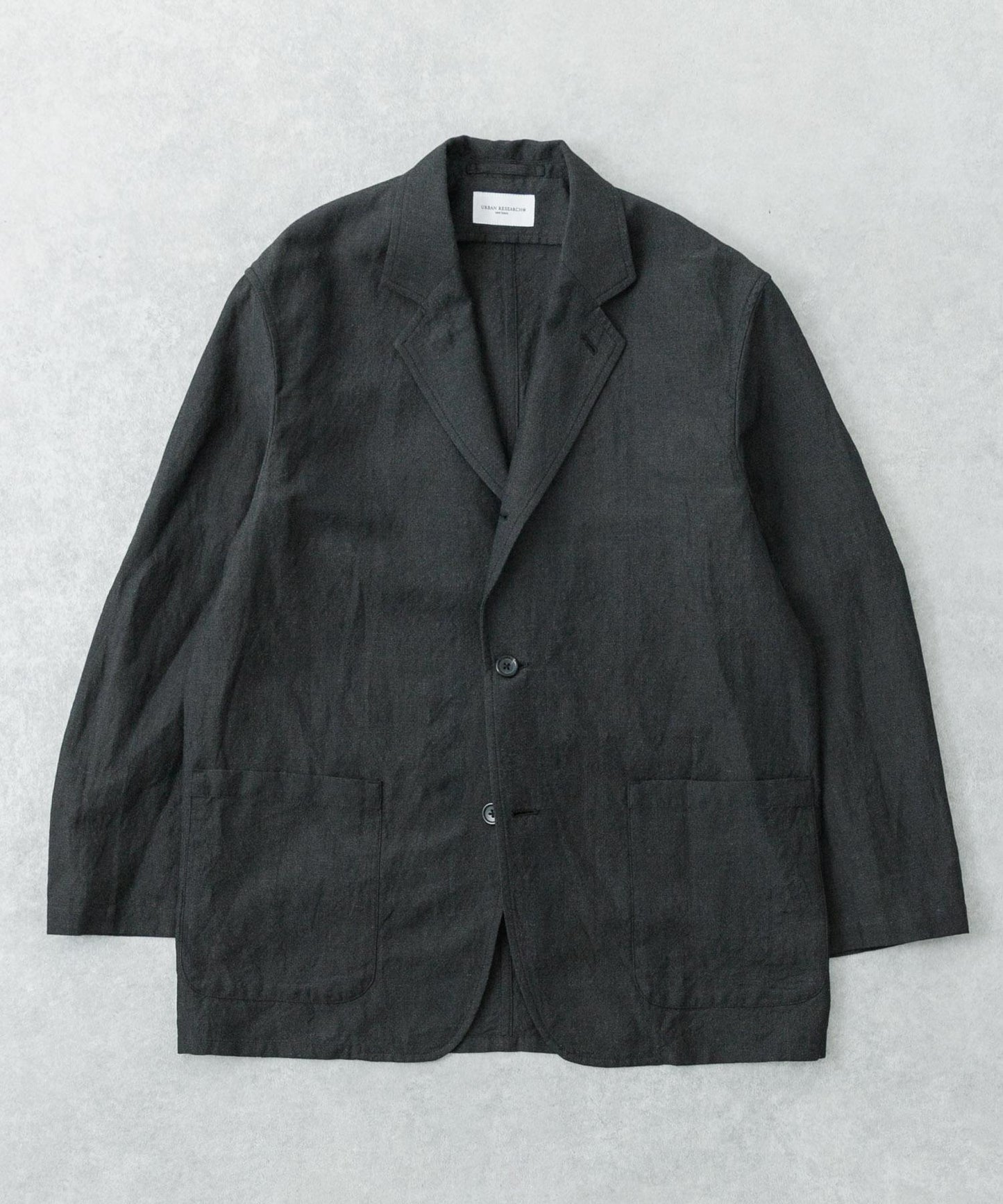 基礎款 WOOL LINEN 單排扣 襯衫夾克