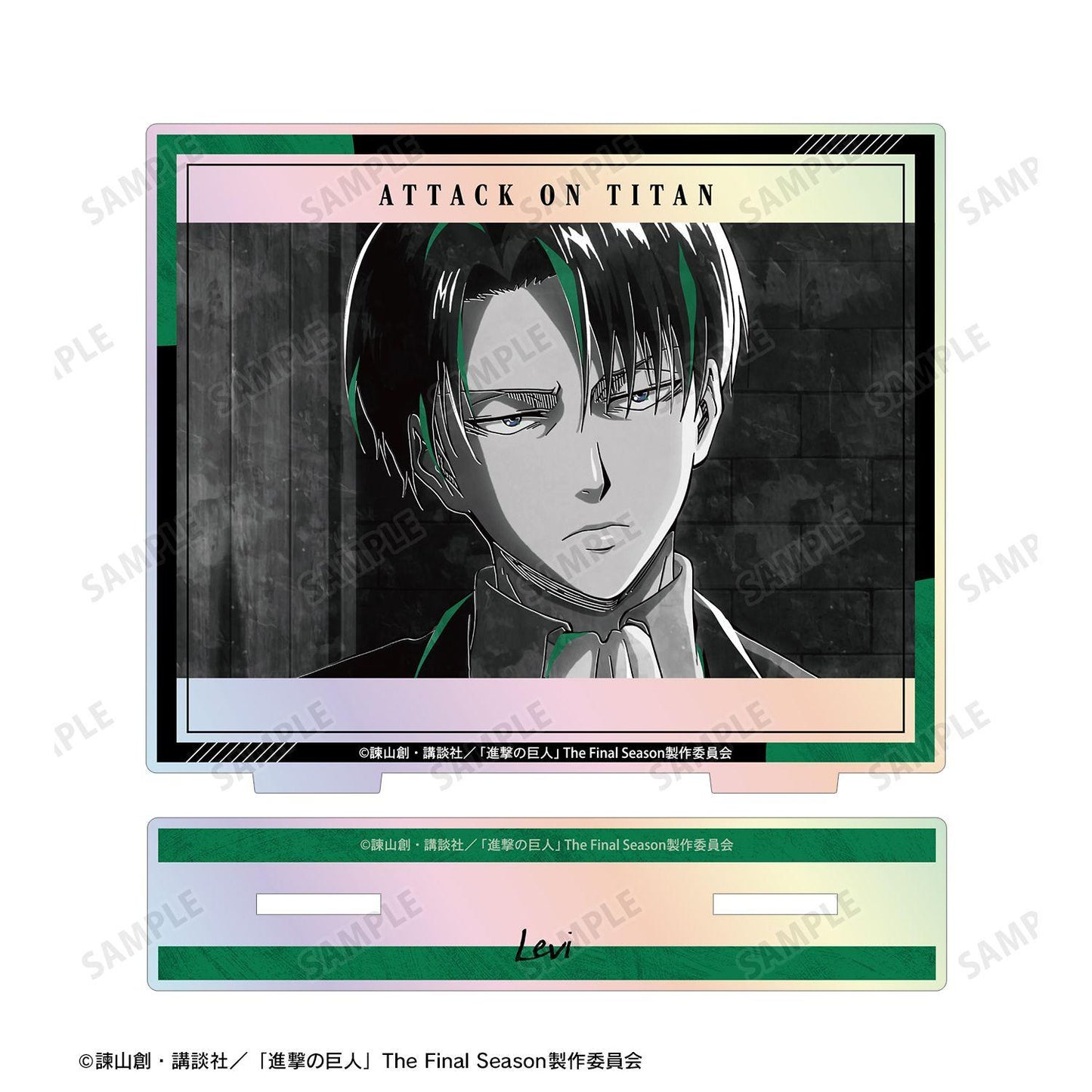 《進擊的巨人》 Ani-Art BLACK LABEL 第3弾 リヴァイ 極光亞克力立牌