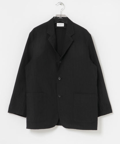 基礎款 WOOL LINEN 單排扣 襯衫夾克