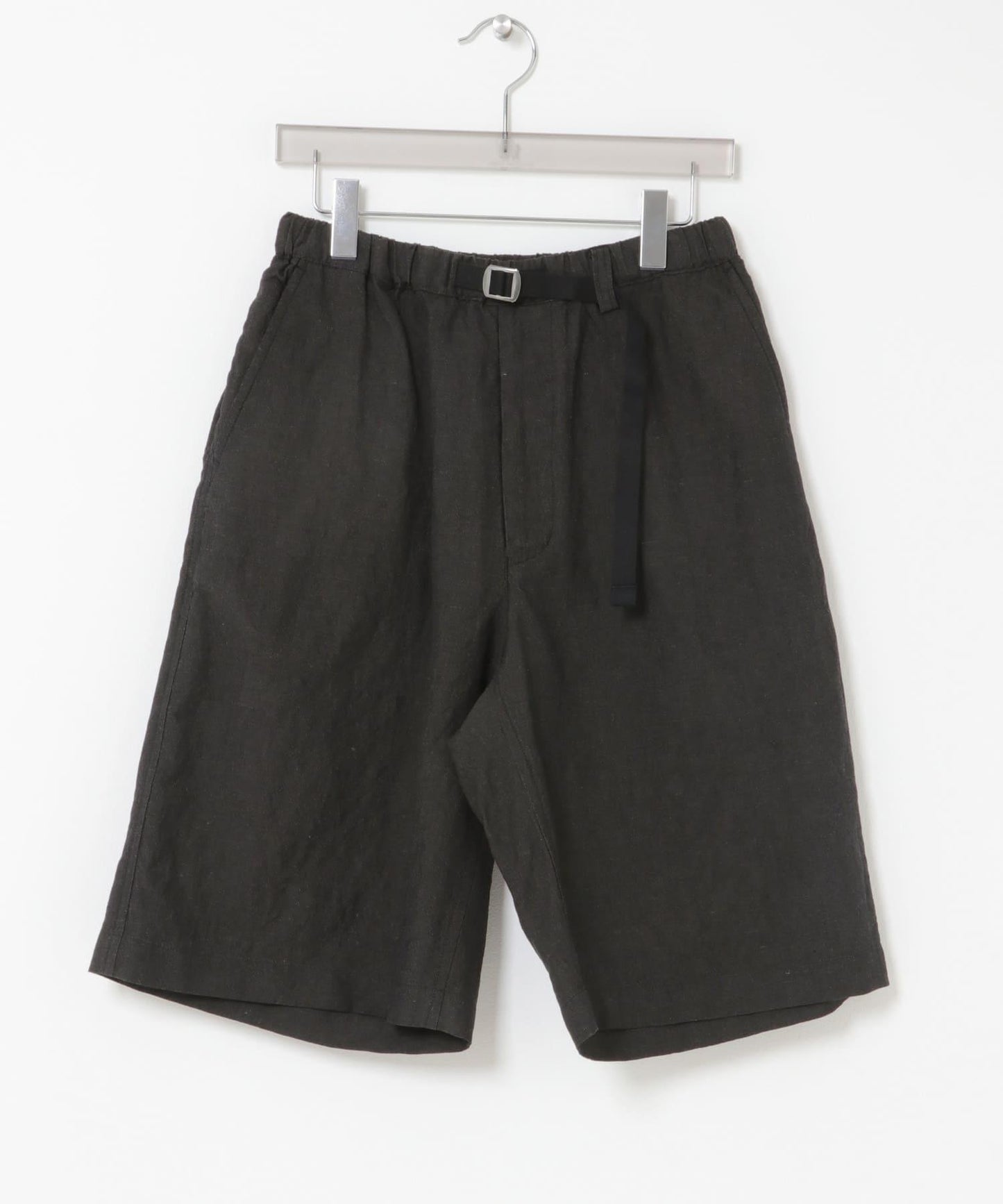 new basic WOOL LINEN SHORT PANTS 短褲