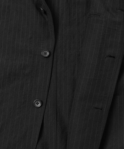 基礎款 WOOL LINEN 單排扣 襯衫夾克