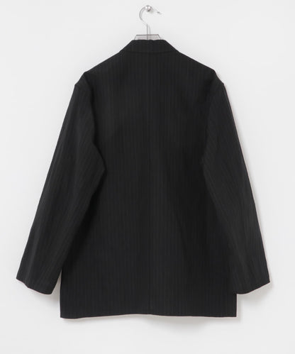基礎款 WOOL LINEN 單排扣 襯衫夾克