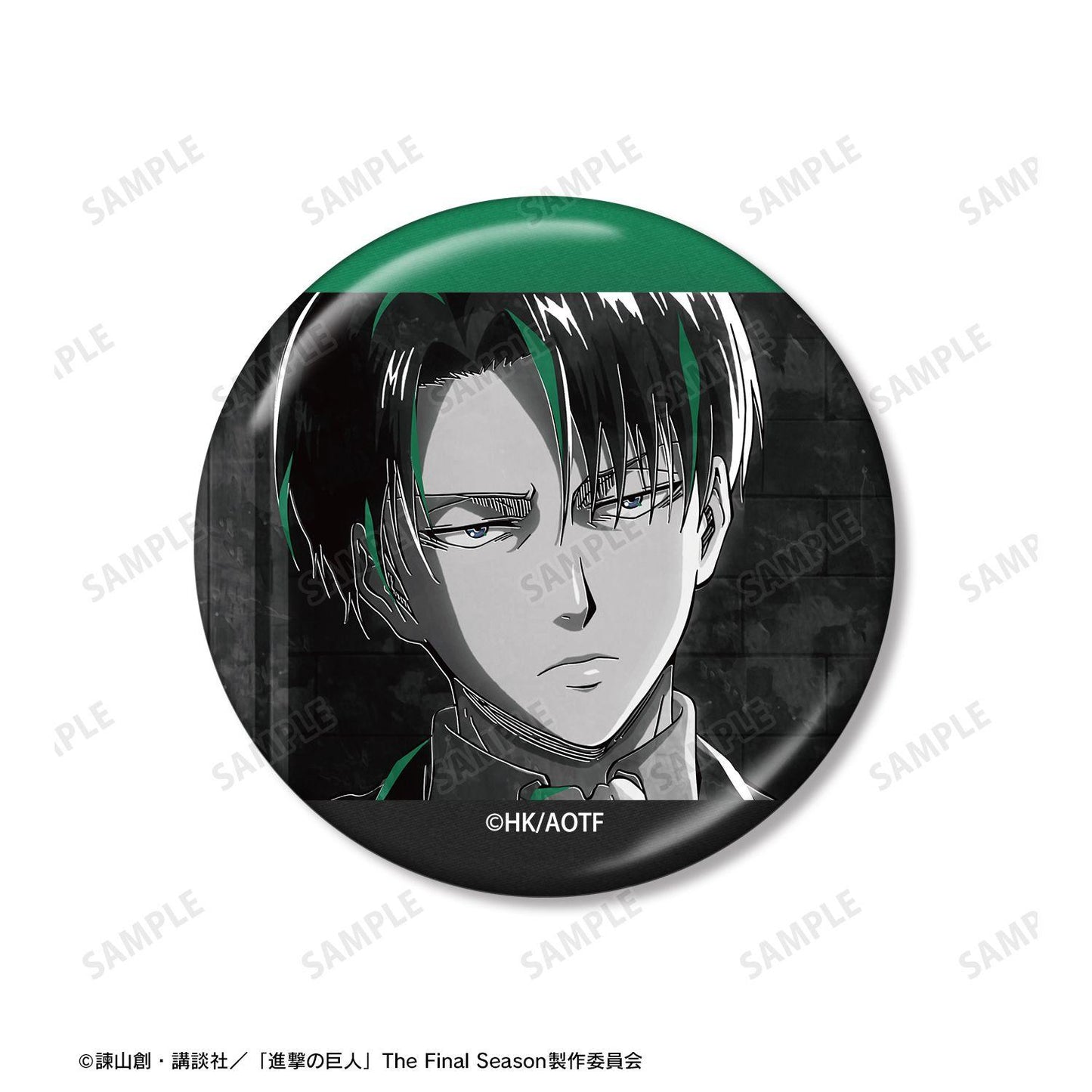 《進擊的巨人》（進擊的巨人） Ani-Art BLACK LABEL 第3彈 金屬徽章2個套裝