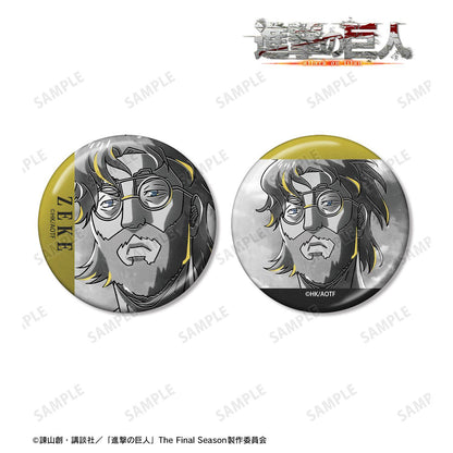 《進擊的巨人》 Ani-Art BLACK LABEL系列 第三彈 ジーク 金屬徽章2件套