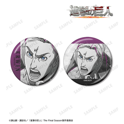 進撃の巨人（進擊的巨人） Ani-Art BLACK LABEL系列 第3彈 金屬徽章2枚套裝