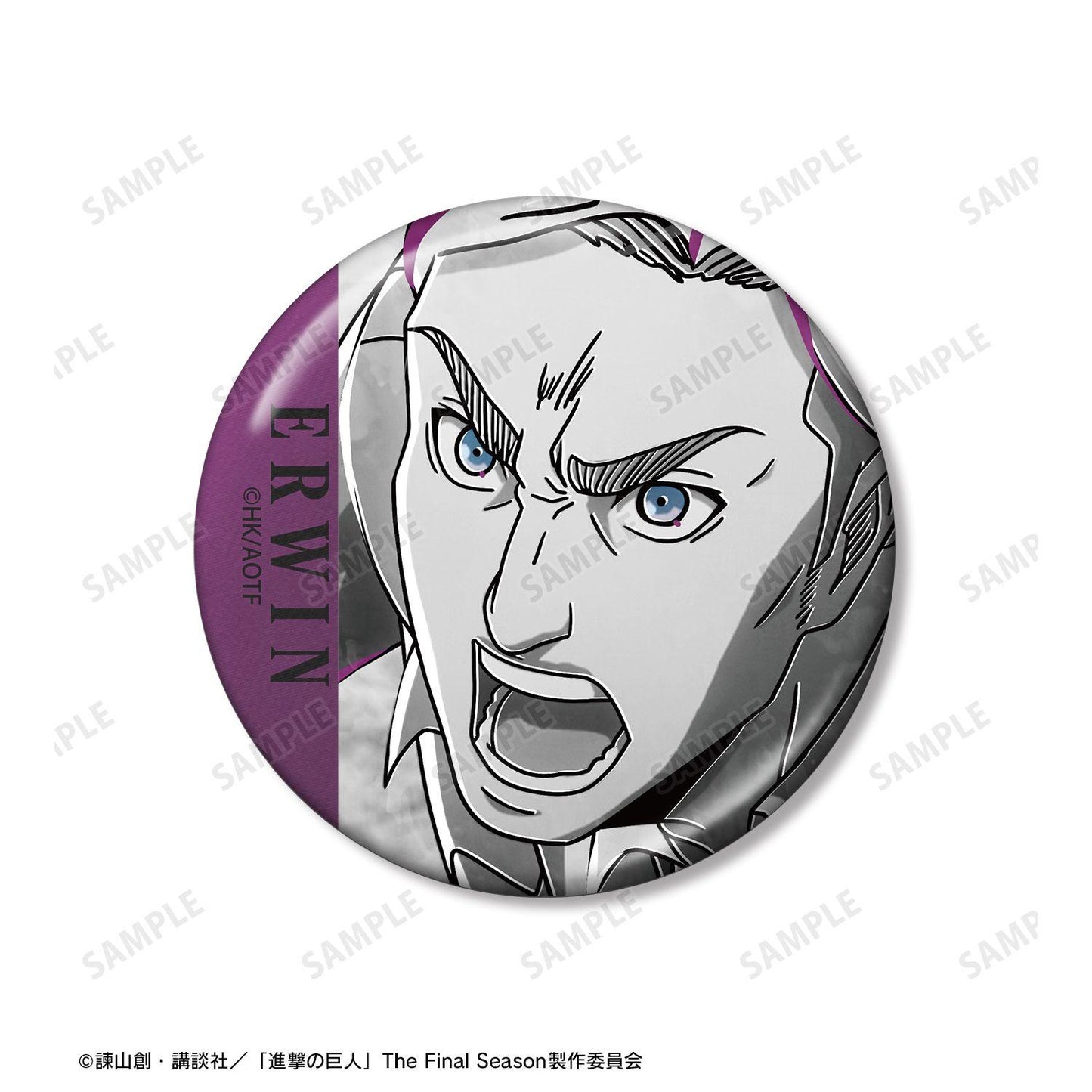 進撃の巨人（進擊的巨人） Ani-Art BLACK LABEL系列 第3彈 金屬徽章2枚套裝
