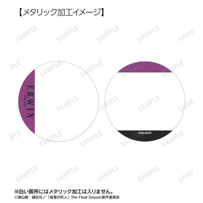 進撃の巨人（進擊的巨人） Ani-Art BLACK LABEL系列 第3彈 金屬徽章2枚套裝