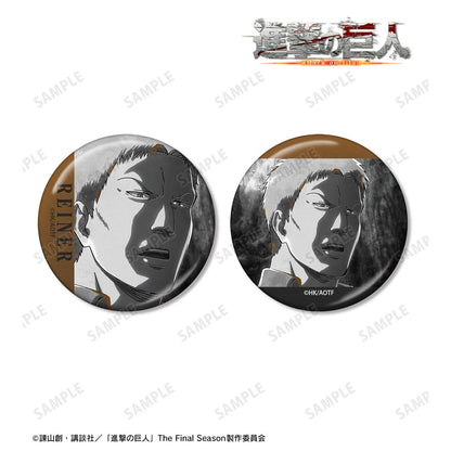 《進擊的巨人》 Ani-Art BLACK LABEL 第3彈 Reiner 金屬徽章2個套裝