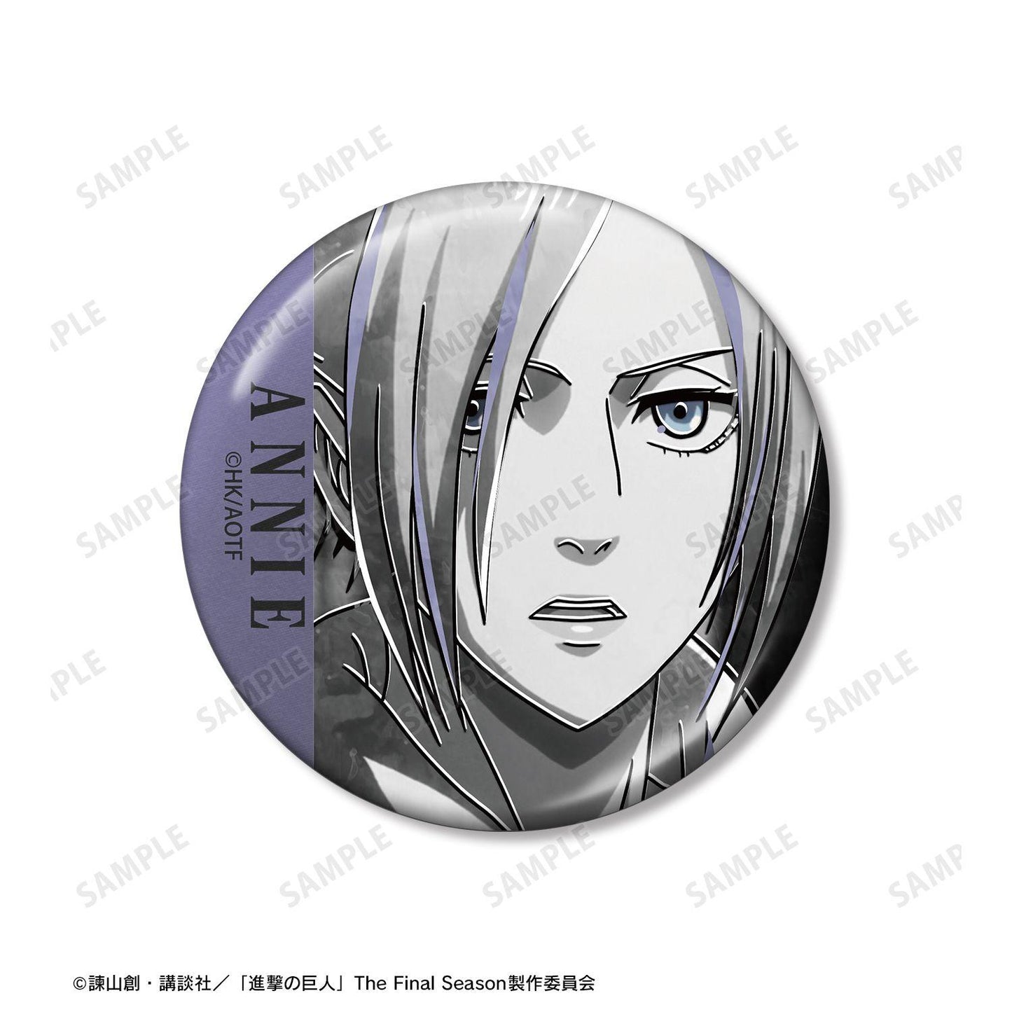 《進擊的巨人》（進擊的巨人） Ani‑Art BLACK LABEL系列 第三彈 金屬徽章2個套裝
