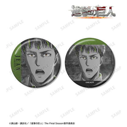 進撃の巨人（進擊的巨人） Ani-Art BLACK LABEL系列 第3彈 金屬徽章2個套裝