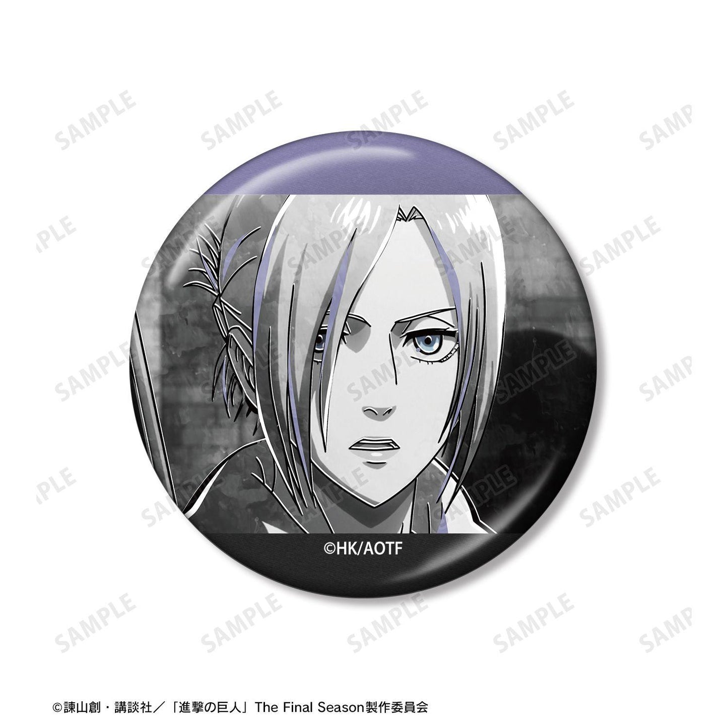 《進擊的巨人》（進擊的巨人） Ani‑Art BLACK LABEL系列 第三彈 金屬徽章2個套裝