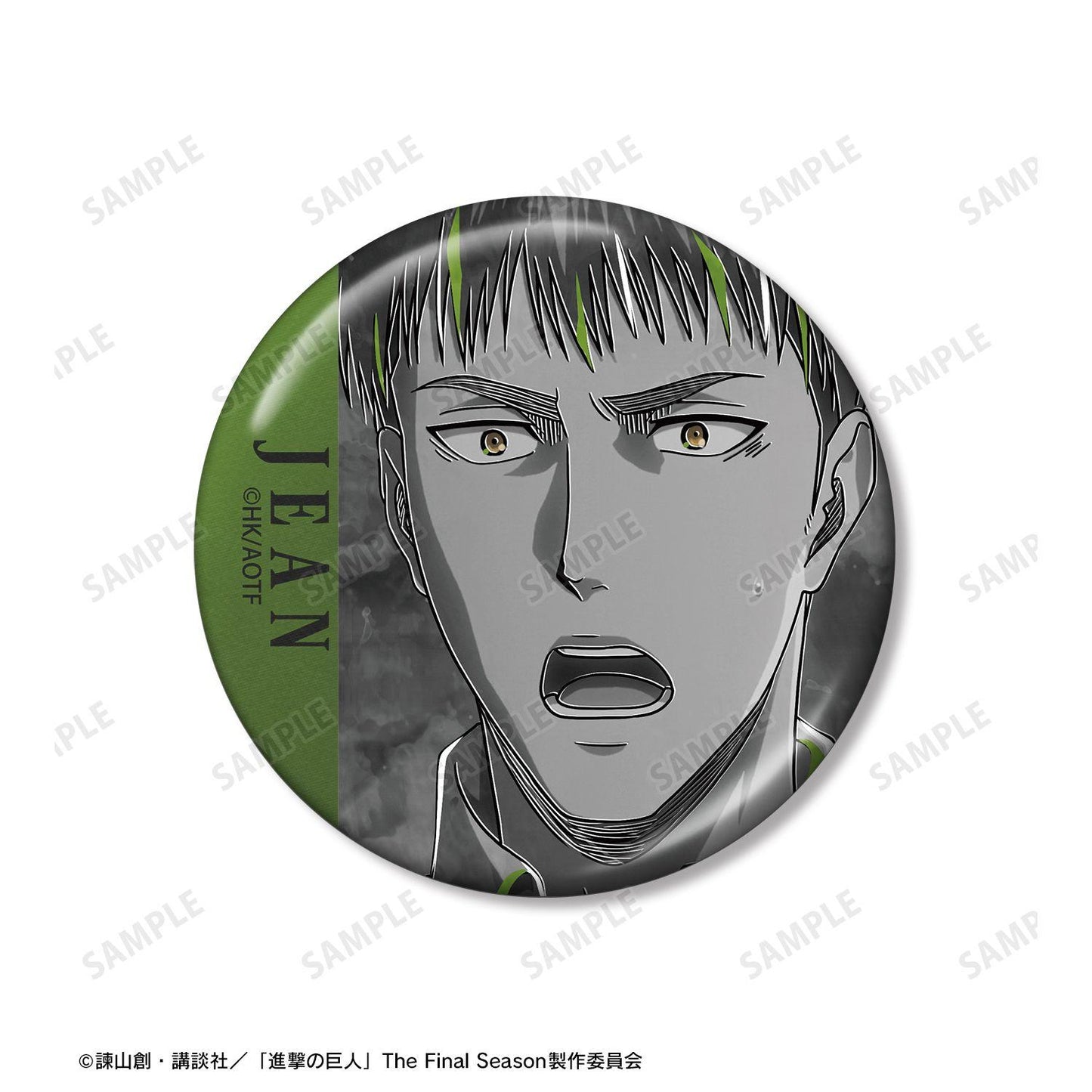 進撃の巨人（進擊的巨人） Ani-Art BLACK LABEL系列 第3彈 金屬徽章2個套裝