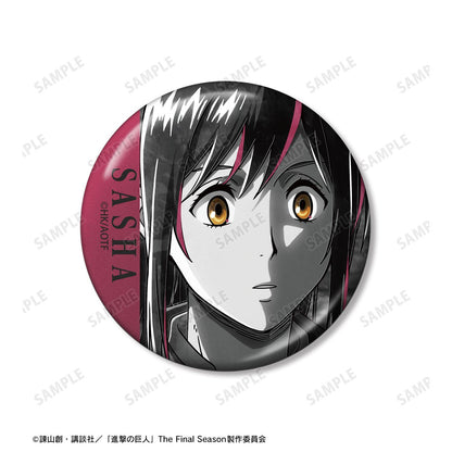 《進擊的巨人》（進擊的巨人） Ani-Art BLACK LABEL系列 第3彈 サシャ 金屬徽章2個套裝