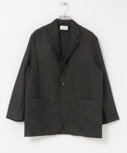 基礎款 WOOL LINEN 單排扣 襯衫夾克