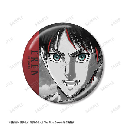 《進擊的巨人》（進擊的巨人） Ani-Art BLACK LABEL系列 第三彈 エレン 金屬徽章2個套裝